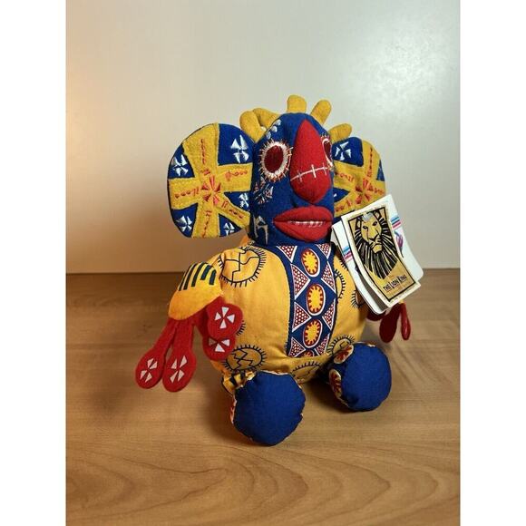 DISNEY #4 TRICKSTER STAGE SHOW LION KING Collector's Stuff Plush Animal 9" - Picture 6 of 8